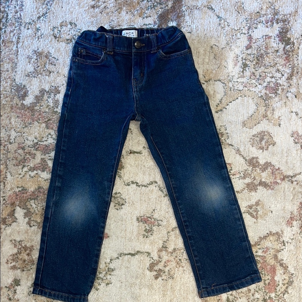 Janie and Jack Blue Straight-Leg Jeans
